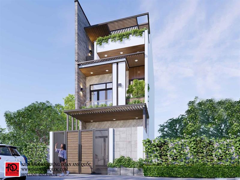 Thiết kế nhà Phan Thiết, Xây nhà trọn gói Phan Thiết, Thi công nhà trọn gói Phan Thiết, Thiết kế Thi công nội thất Phan Thiết Bình Thuận, Công ty Xây dựng Bình Thuận, Thiết kế nhà Bình Thuận, Xây nhà trọn gói Bình Thuận. Thiết kế nhà Phan Thiết - Nhà phố 3 tầng hiện đại độc đáo nhất 2022