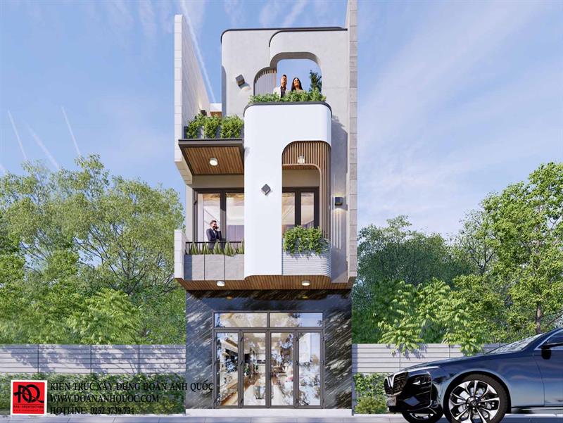 Thiết kế nhà Phan Thiết, Xây nhà trọn gói Phan Thiết, Thi công nhà trọn gói Phan Thiết, Thiết kế Thi công nội thất Phan Thiết Bình Thuận, Công ty Xây dựng Bình Thuận, Thiết kế nhà Bình Thuận, Xây nhà trọn gói Bình Thuận. Thiết kế nhà phố 3 tầng hiện đại - Hoàn mỹ đến từng chi tiết