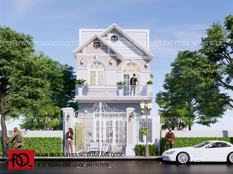 Thiết kế nhà Phan Thiết, Xây nhà trọn gói Phan Thiết, Thi công nhà trọn gói Phan Thiết, Thiết kế Thi công nội thất Phan Thiết Bình Thuận, Công ty Xây dựng Bình Thuận, Thiết kế nhà Bình Thuận, Xây nhà trọn gói Bình Thuận. Thiết kế nhà phố mái thái đẹp tại Phan Thiết  - Xây nhà trọn gói tại Phan Thiết 950 triệu _ MS27