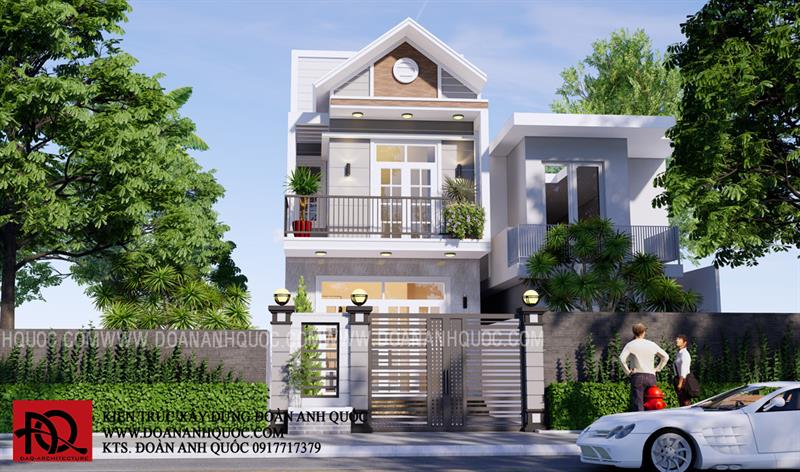 Thiết kế nhà Phan Thiết, Xây nhà trọn gói Phan Thiết, Thi công nhà trọn gói Phan Thiết, Thiết kế Thi công nội thất Phan Thiết Bình Thuận, Công ty Xây dựng Bình Thuận, Thiết kế nhà Bình Thuận, Xây nhà trọn gói Bình Thuận. Thiết kế nhà phố đơn giản 2 tầng tại Phan Thiết- Thi công trọn gói Phan Thiết 800 triệu _ MS22