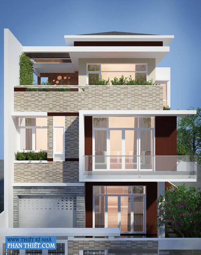 Công ty TNHH Kiến trúc Xây dựng Đoàn Anh Quốc - MẪU BIỆT THỰ MINI TRÊN DIỆN TÍCH 100M2 CÓ PHÒNG GIẢI TRÍ TẠI PHAN THIẾT