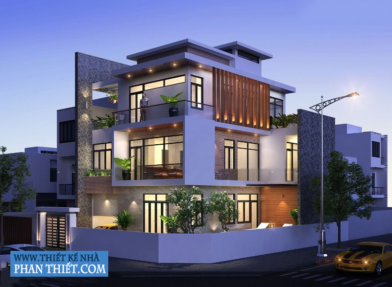 Công ty TNHH Kiến trúc Xây dựng Đoàn Anh Quốc - MẪU BIỆT THỰ MINI 100M2 3 TẦNG KIẾN TRÚC ĐẦY SỨC SỐNG TẠI  PHAN THIẾT